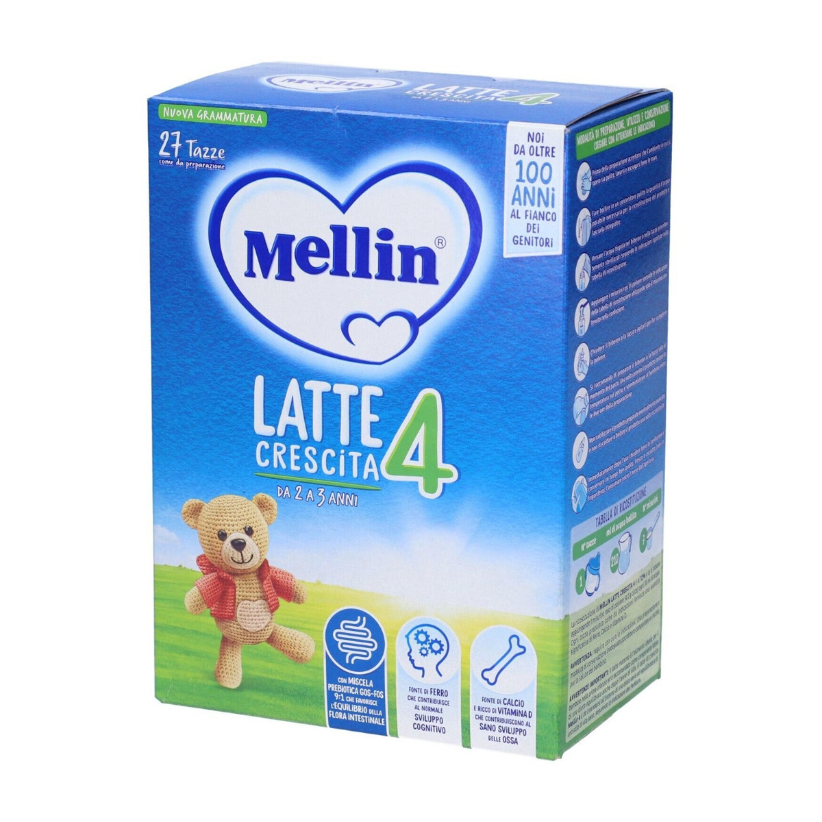 Mellin Latte Crescita 4 2x385g