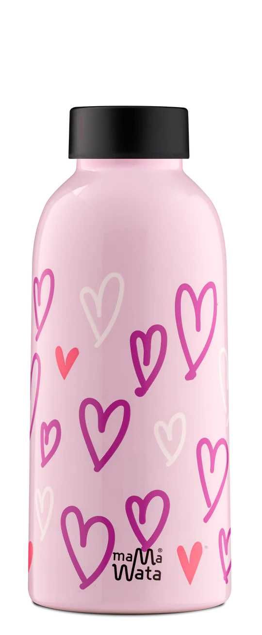 Mamawata Insulated Bottle Hearts 470ml