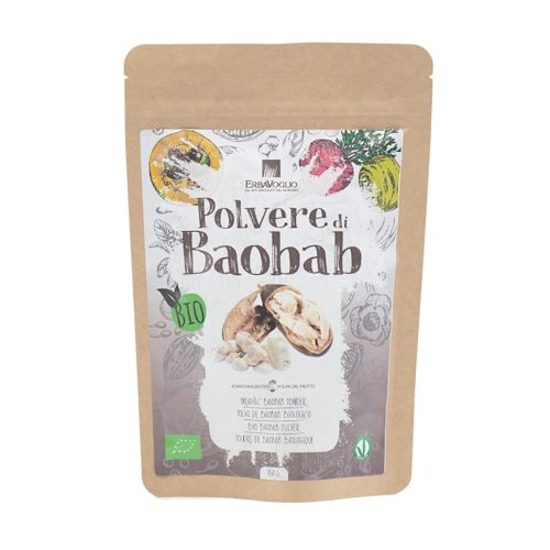 image - 926046614 - Polvere di baobab biologica da 150g, ideale per preparare bevande dissetanti e nutrienti, grazie al suo sapore unico e al contenuto di fibre e vitamina C. - 4867902_2.jpg
