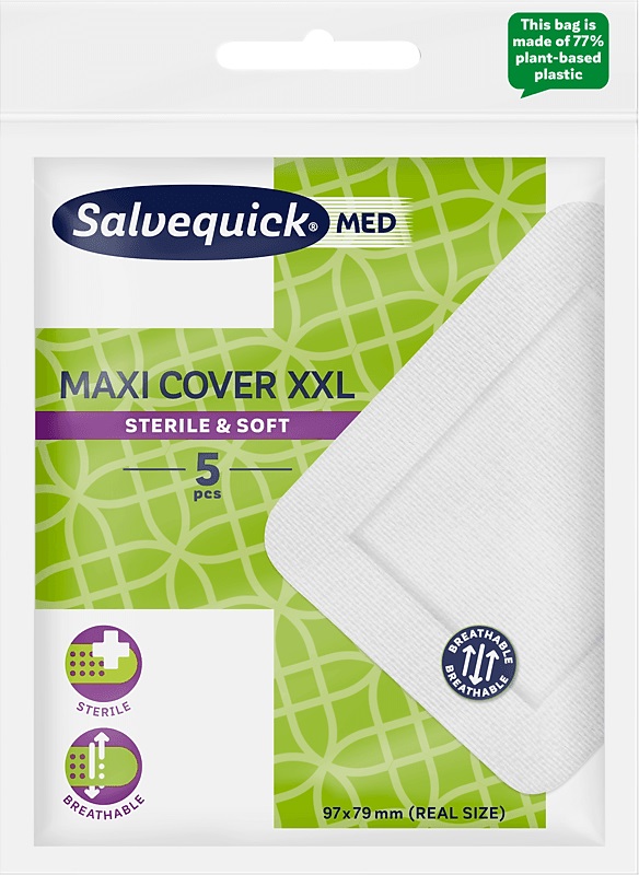 Salvelox Med Maxi Cover Cerotto Xxl 97x79mm 5 Pezzi