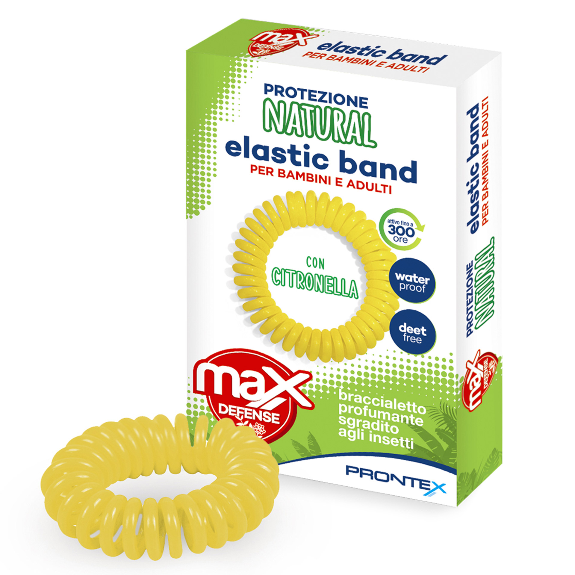 Prontex Max Defense Elastic Band Braccialetto Repellente Insetti 1 Pezzo