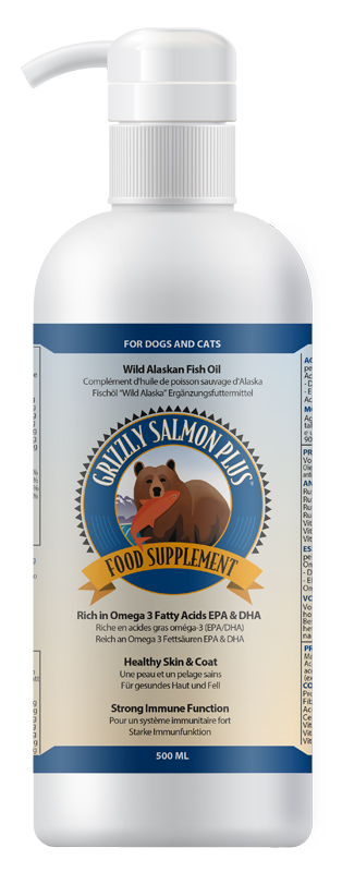 Grizzly Salmon Plus Mangime Complementare Cani E Gatti 250ml