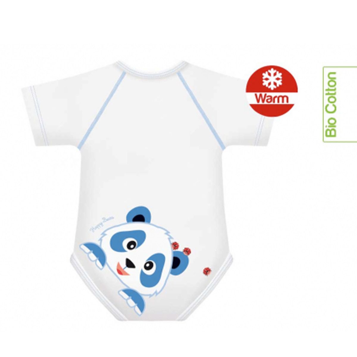 J-bimbi Body Neonato 0-36 Mesi Cotone Bio Panda