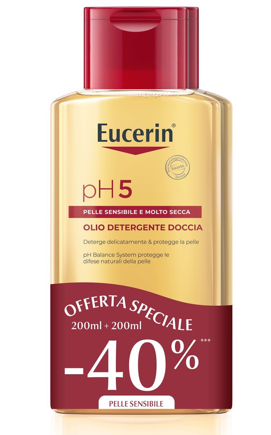 Eucerin Bi-pacco Ph5 Olio Detergente 200ml+200ml