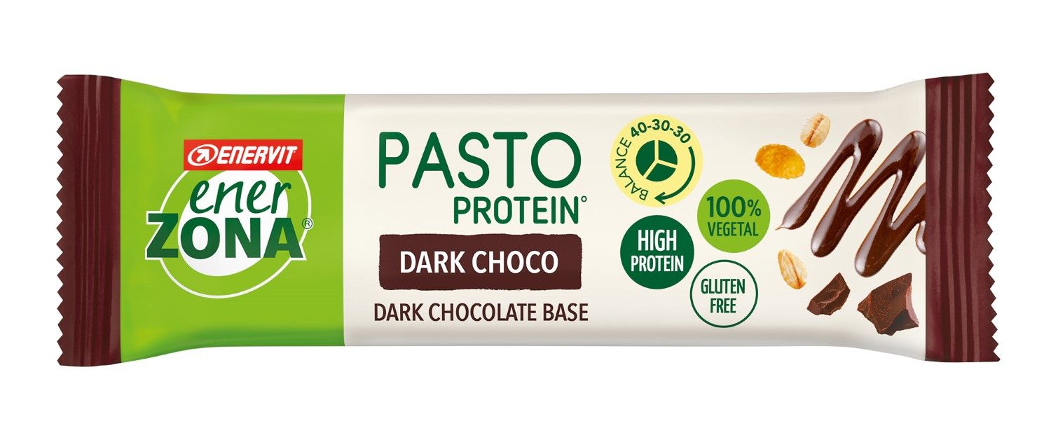 Enervit Enerzona Pasto Protein Dark Choco Barretta energetica 55g