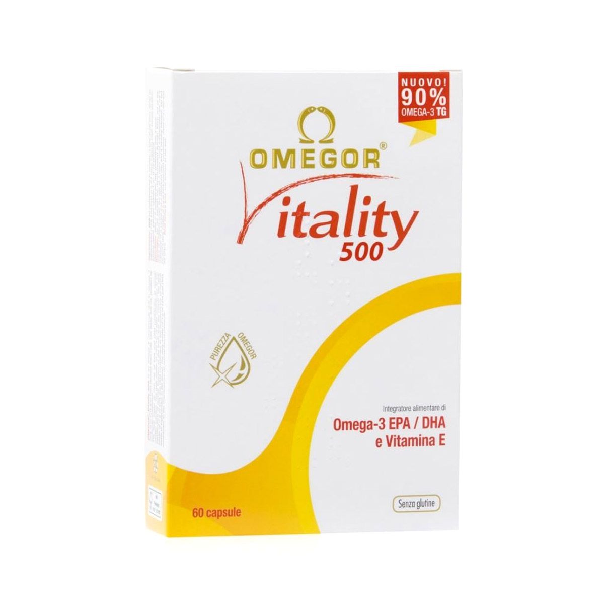 Omegor Vitality 500 Integratore 60 Capsule