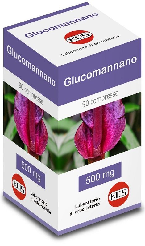 Glucomannano 500mg Integratore controllo del peso 90 Compresse