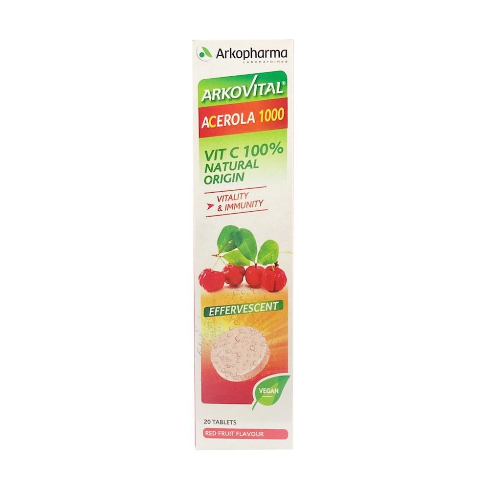 981443120 - Arkovital Acerola 1000 Effervescente Integratore vitalità 20 compresse - 4709970_2.jpg