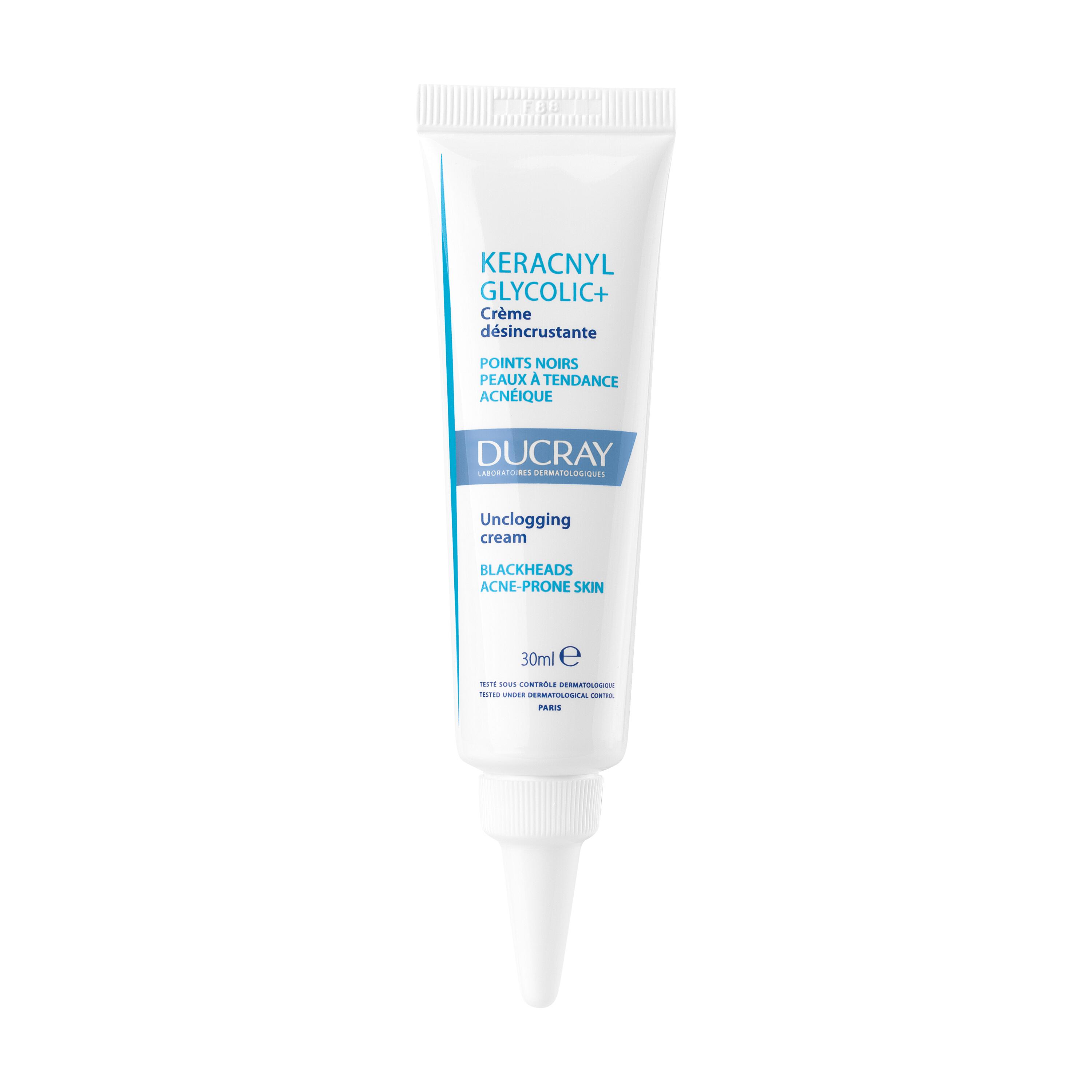 Ducray Keracnyl Glycolic+ Crema idratazione viso Purificante 30ml