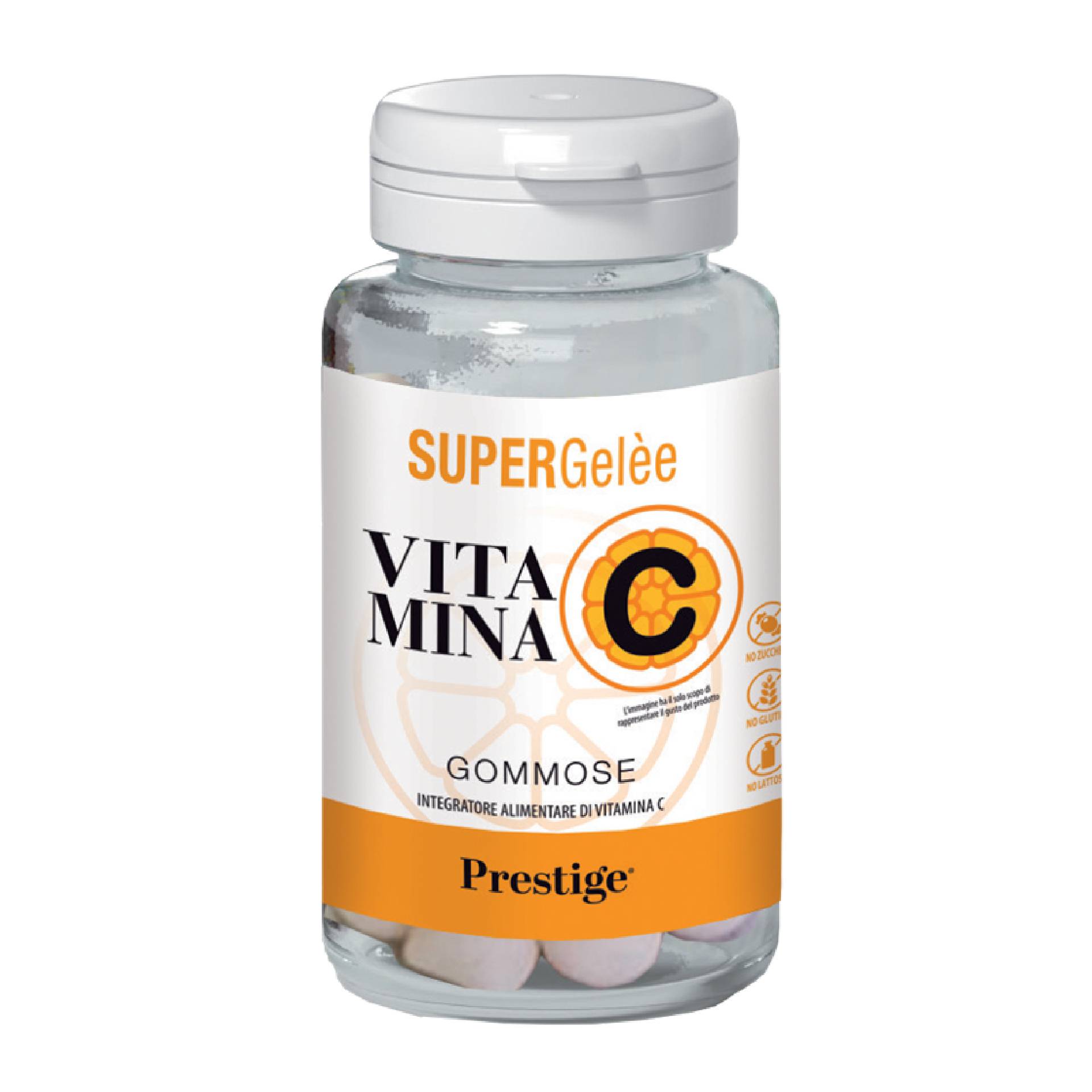 Prestige Supergelee Vitamina C Integratore a base di Vitamina C 120 Gommose