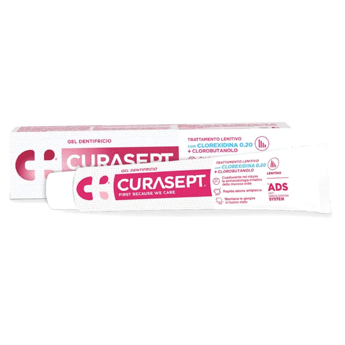 Curasept Gel Dentifricio Ads Dna Trattamento Lenitivo Anti-placca 75ml