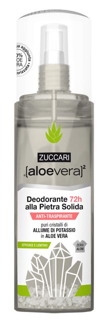 Zuccari Aloevera2 Deodorante Pietra Solida Spray 100ml