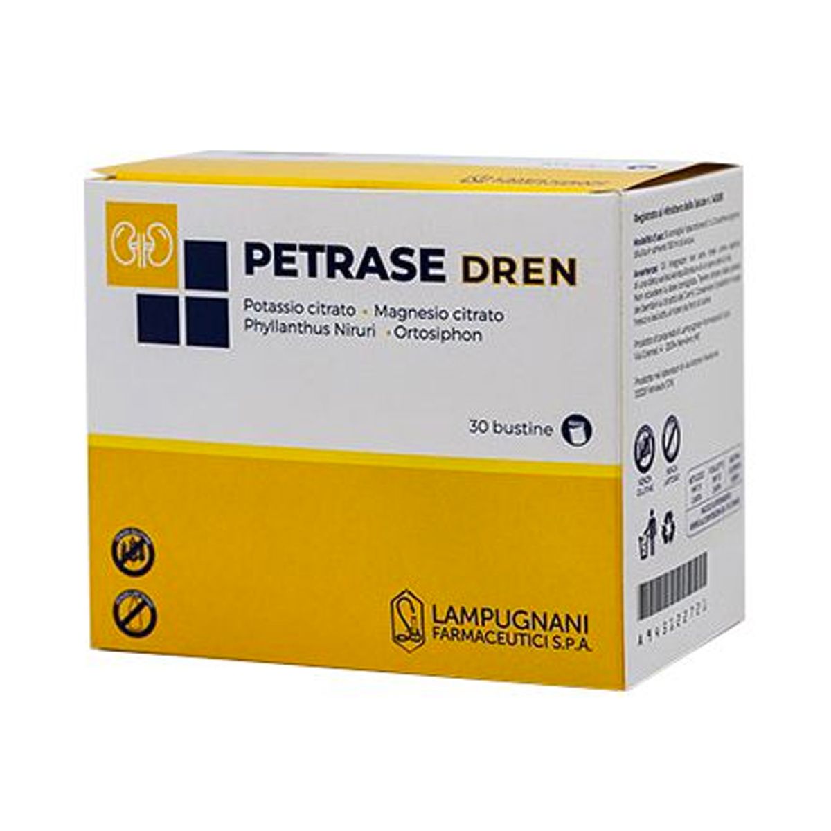 Petrase Dren Integratore Magnesio E Potassio 30 Bustine