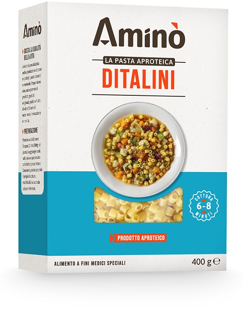 image - 986748729 - Pasta aproteica in ditalini, con residuo proteico inferiore all'1%, indicata per la gestione dietetica di persone con insufficienze renali croniche o altre malattie che richiedono un regime dietetico ipoproteico. - 4866835_1.jpg