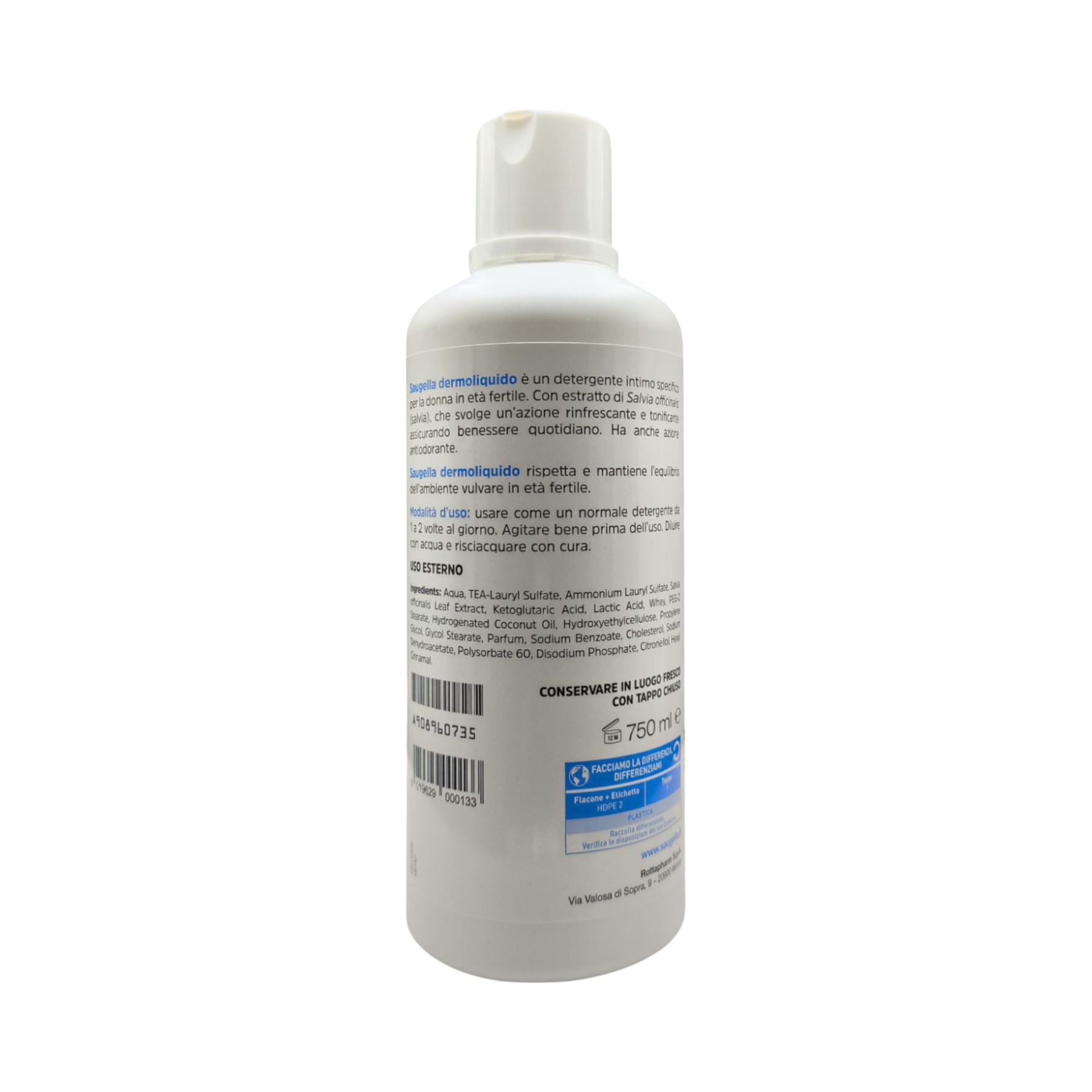 908960735 - SAUGELLA DERMOLIQUIDO PH 3,5 DETERGENTE INTIMO BENESSERE QUOTIDIANO 750 ML - 1181874_5.jpg