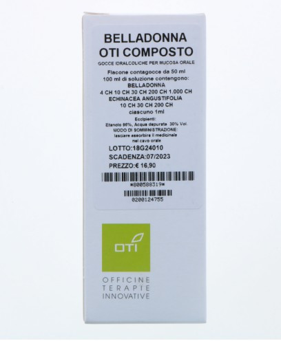 Oti Belladonna Composto Omeopatico Gocce 50ml