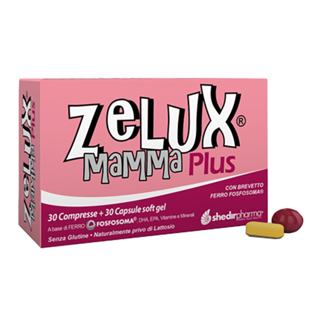 Zelux Mamma Plus Integratore Gravidanza 30 Compresse + 30 Capsule