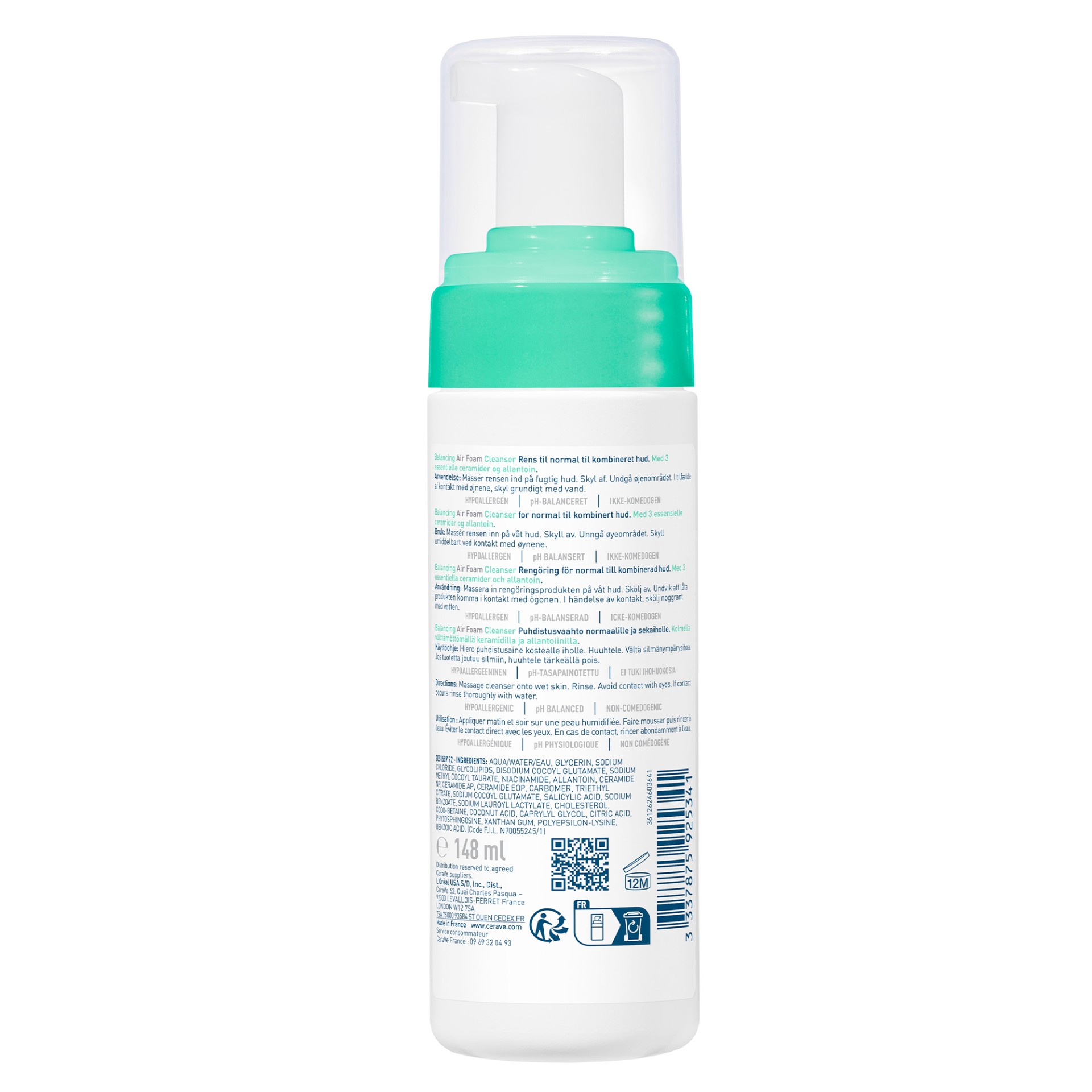 image - 989252337 - CERAVE MOUSSE DETERGENTE RIEQUILIBRANTE 148 ML - 4804568_2.jpg