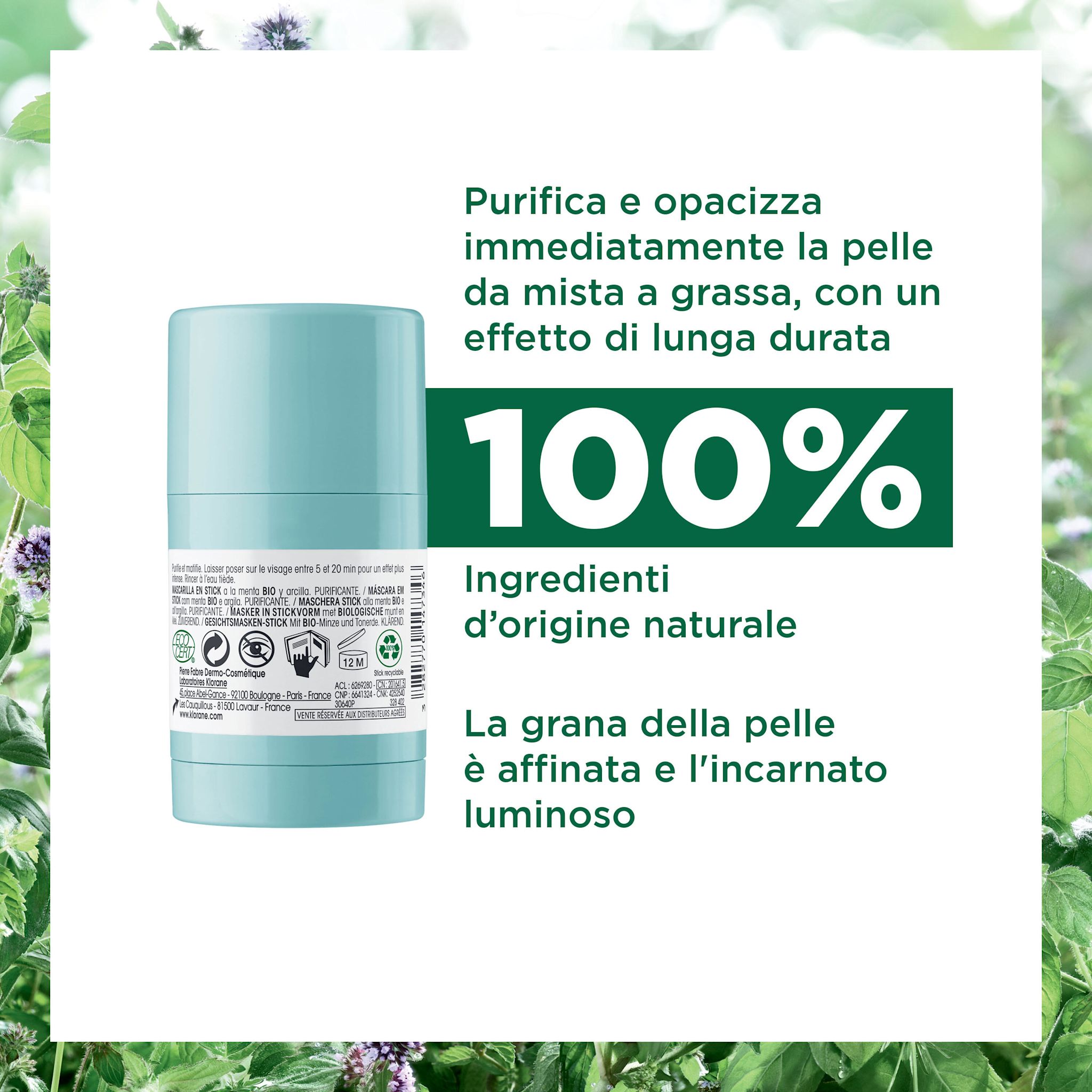 image - 982467615 - KLORANE MASCHERA STICK PURIFICANTE MENTA ACQUATICA 25 G - 4708593_3.jpg