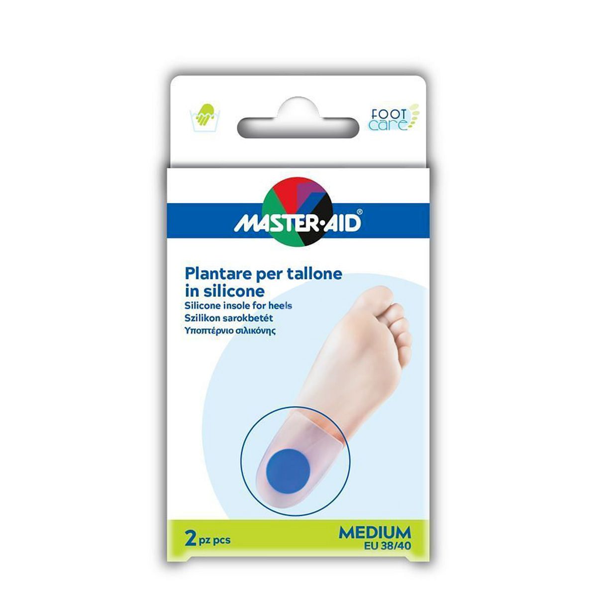 Master-aid Talloniera Silicone Taglia M 2 Pezzi