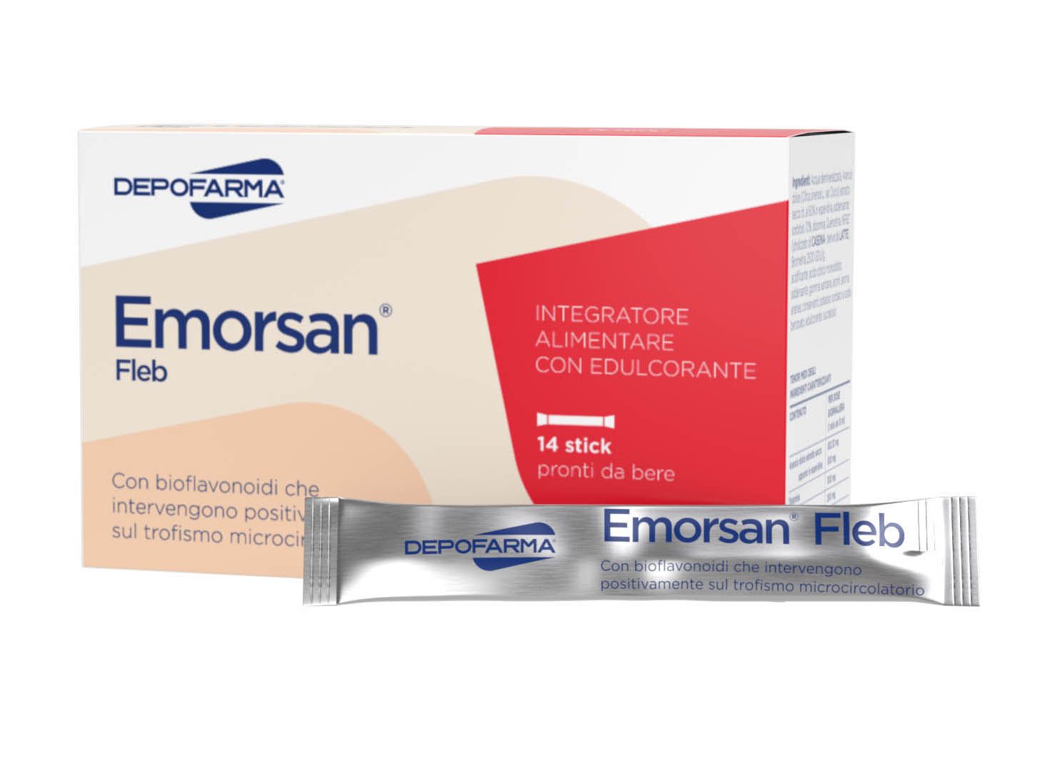 Emorsan Fleb Integratore 14 Bustine Stick Pack 15ml