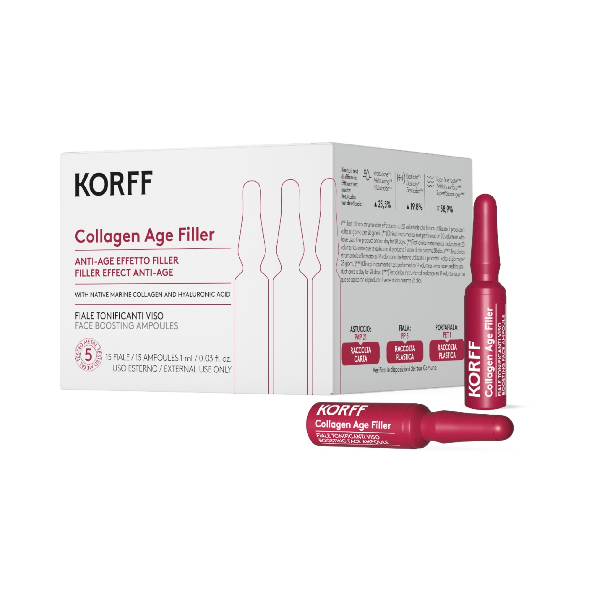Korff Collagen Age Filler Fiale 15 Giorni 15x1ml