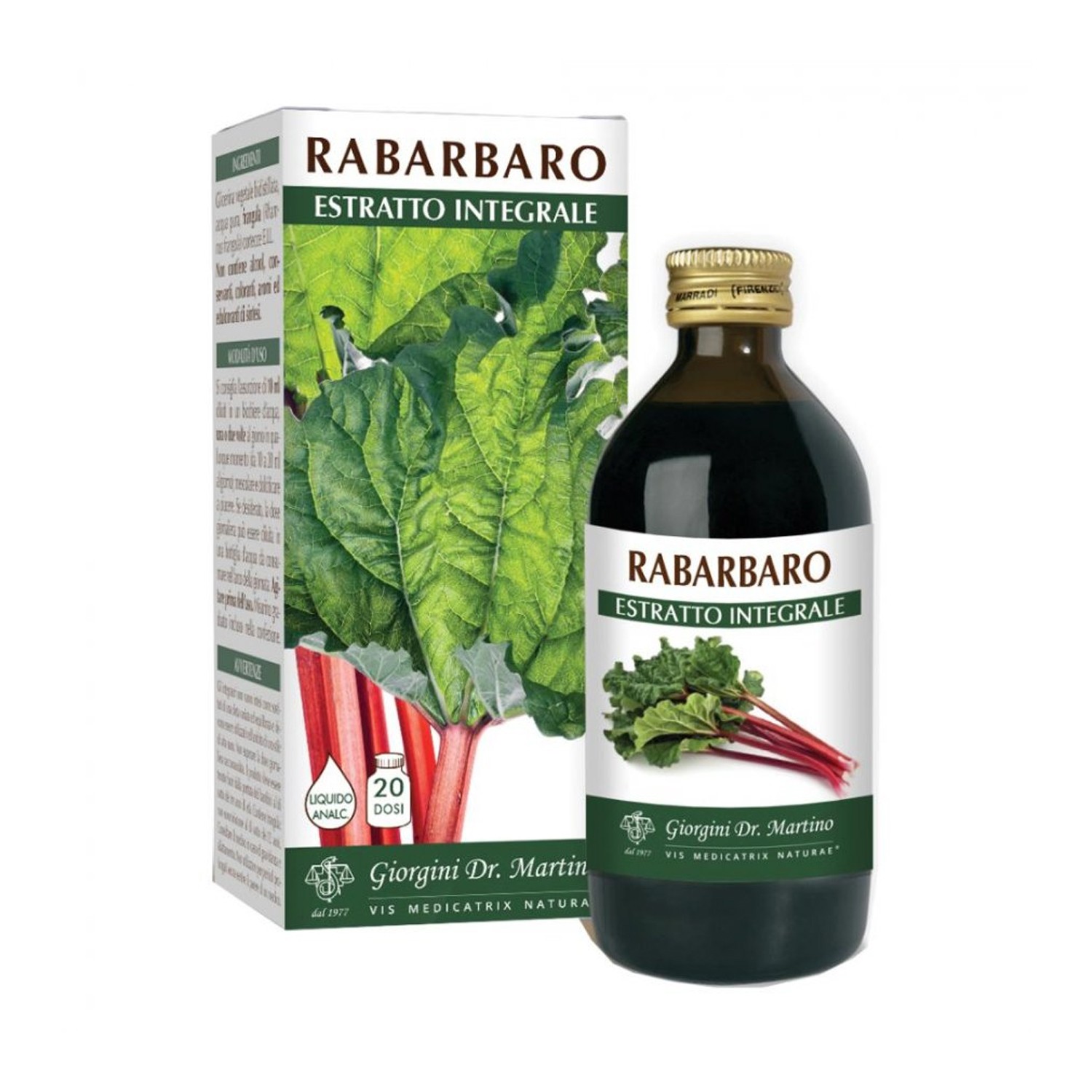 image - 970701126 - Estratto integrale di rabarbaro in flacone da 200 ml, utile per favorire la regolarit&agrave; del transito intestinale e promuovere la funzione digestiva. - 4867538_2.jpg
