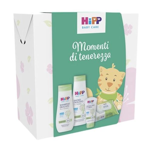image - 983175605 - Cofanetto regalo HiPP con bagno delicato, shampoo delicato, crema viso e corpo e salviettine viso e mani per la cura delicata della pelle dei bambini. - 4759774_2.jpg