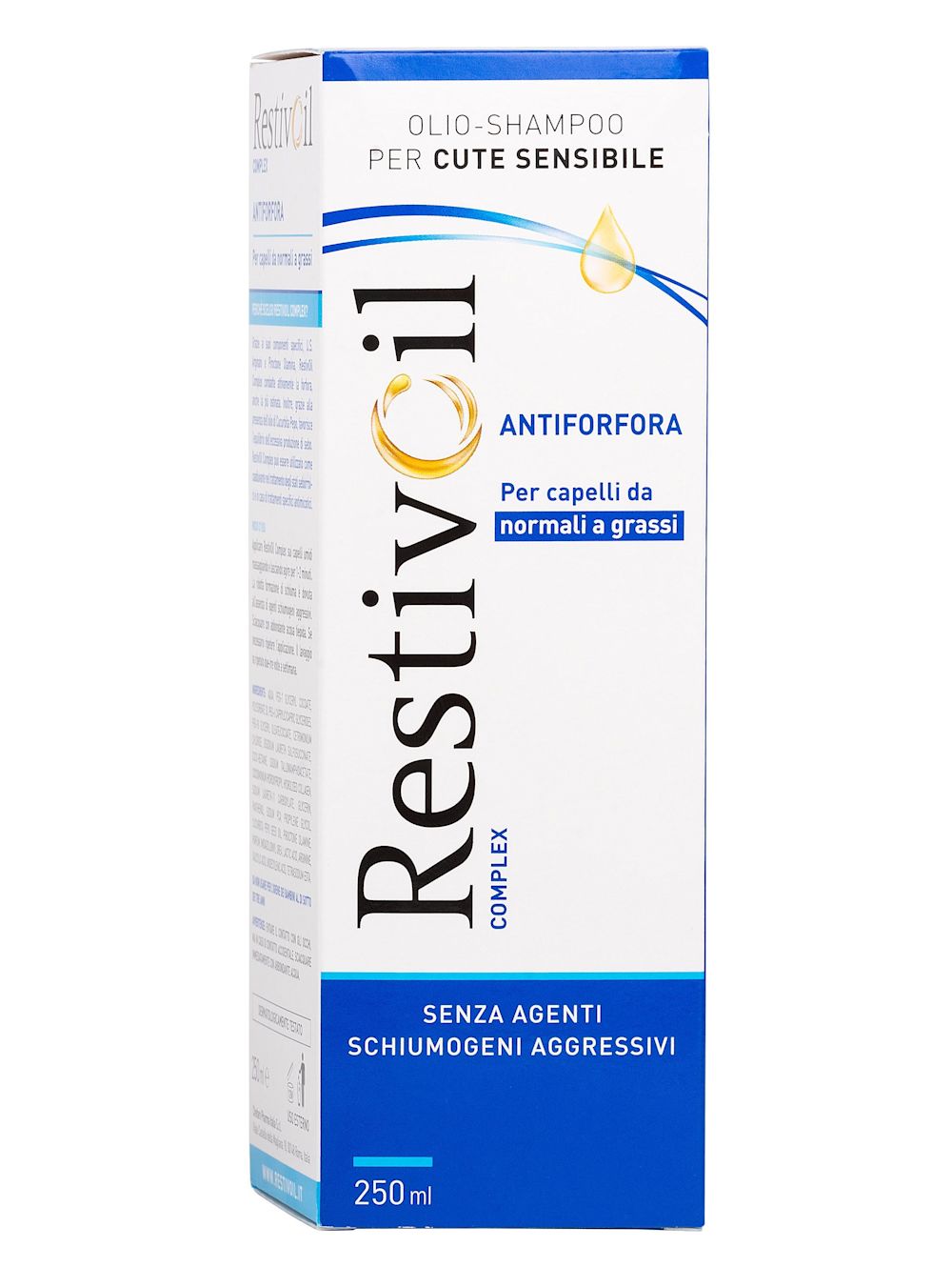 905954905 - Restivoil Complex Olio Shampoo anti forfora per cute sensibile e Capelli Grassi 250ml - 7872957_3.jpg