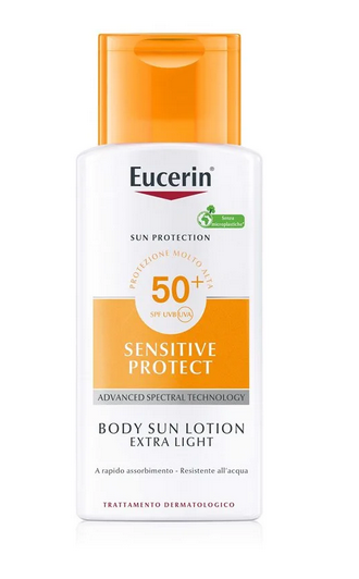 Eucerin Sensitive Protect Sun Lotion Extra Light Spf 50+ 150ml