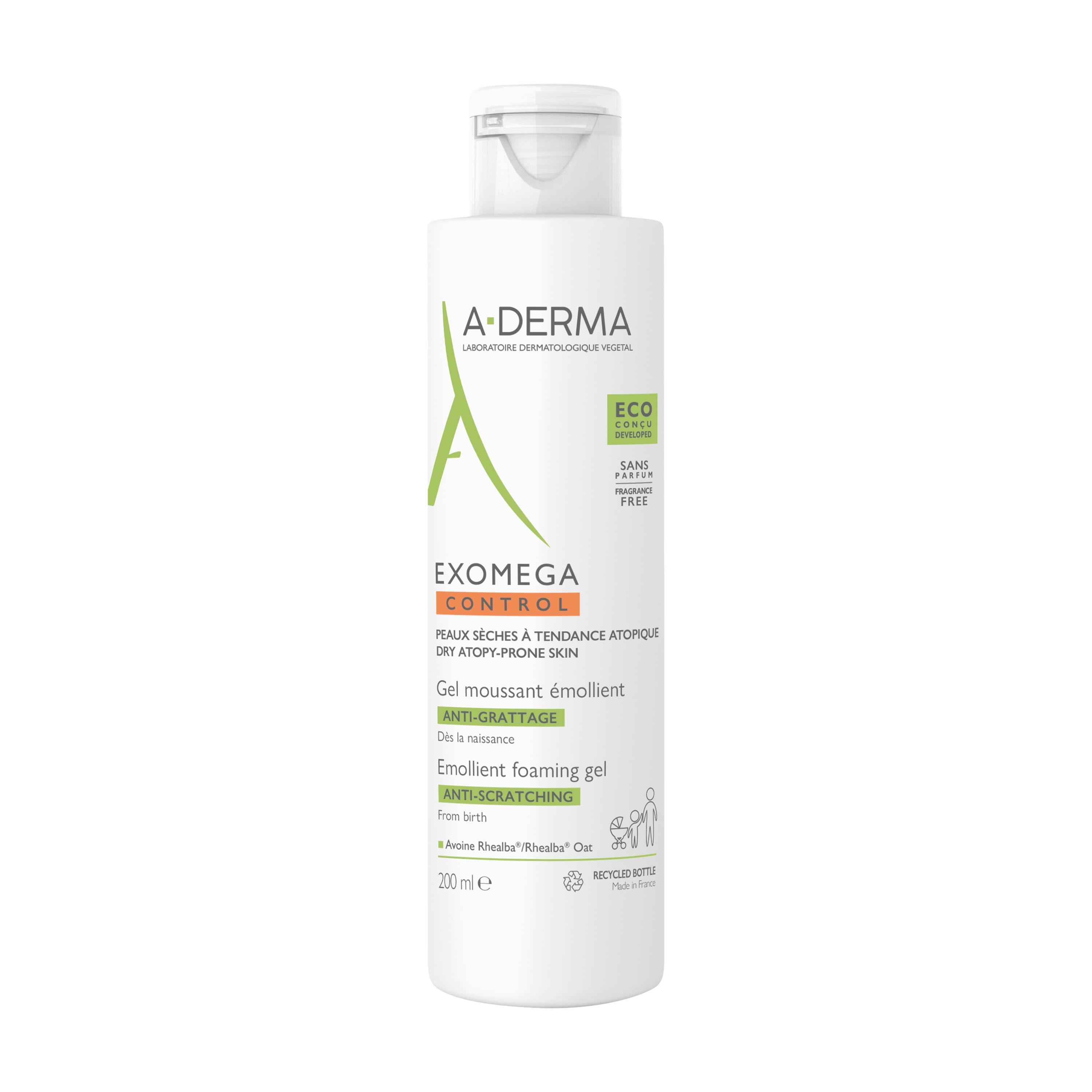 A-derma Exomega Control Gel detersione Corpo 200ml