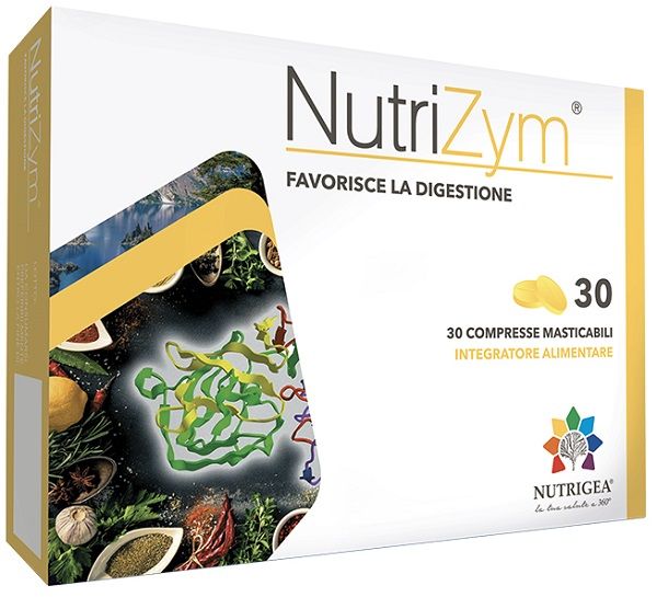 Nutrigea Nutrizym Integratore Digestione 30 Compresse Masticabili