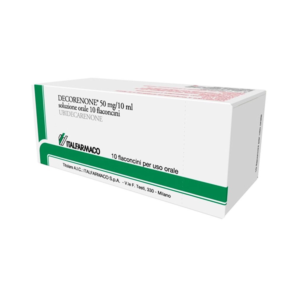 image - 025230083 - Decorenone Orale Soluzione 50mg/10ml, confezione da 10 flaconcini monodose da 10ml ciascuno, indicato per il trattamento dei deficit congeniti di coenzima Q10. - 7876867_2.jpg
