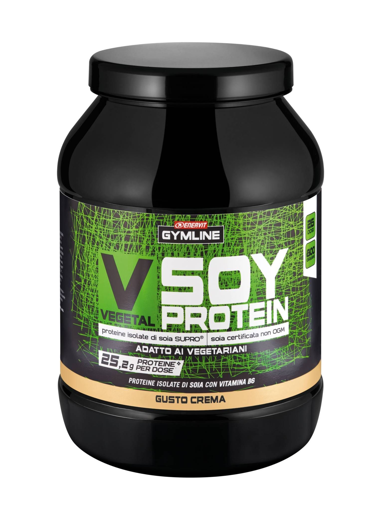 Enervit Gymline Vegetal Soy Protein Gusto Crema 800g