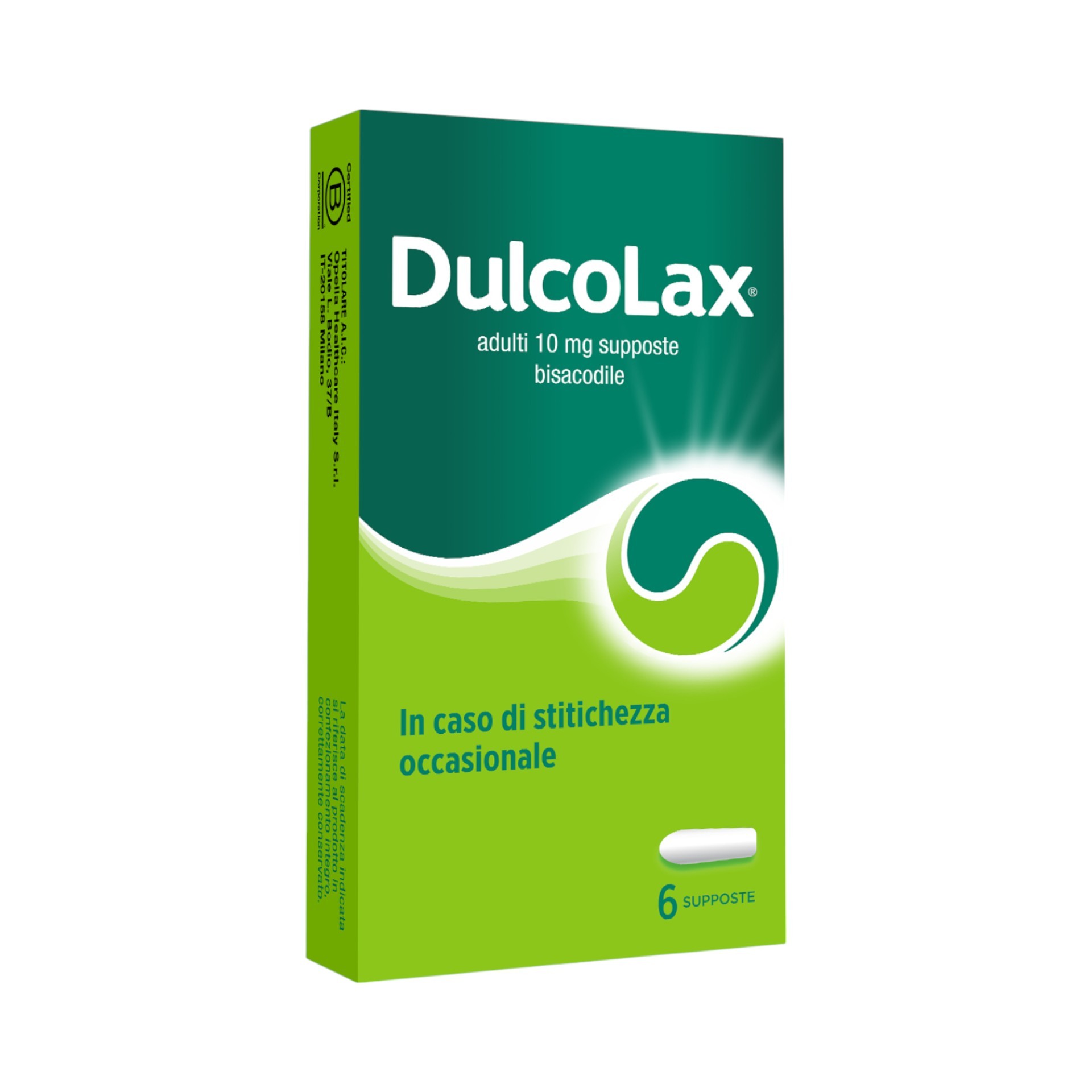 Dulcolax 10mg Supposte Contro La Stitichezza Occasionale Per Adulti 6 Supposte