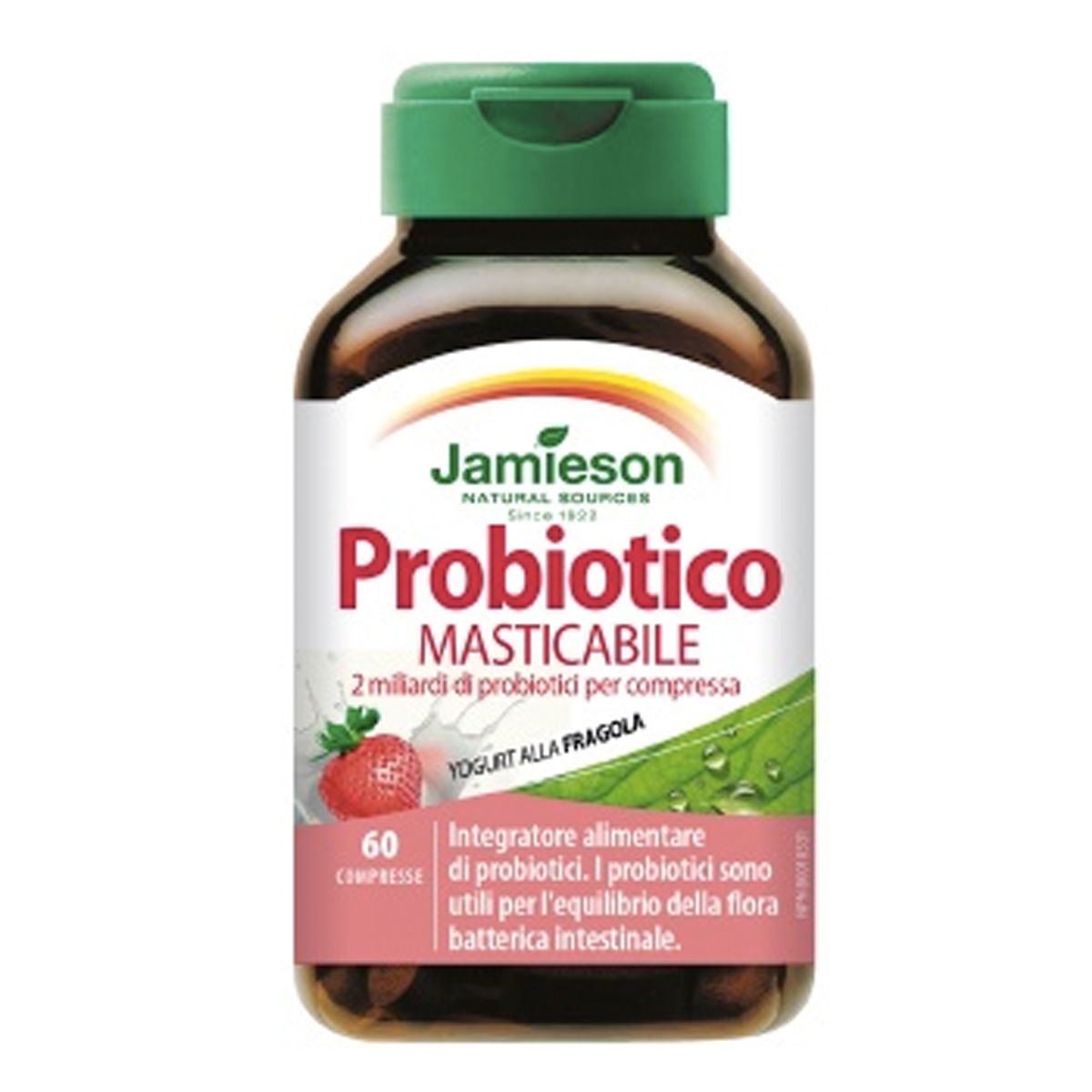 Jamieson Probiotico Masticabile Gusto fragola 60 Compresse