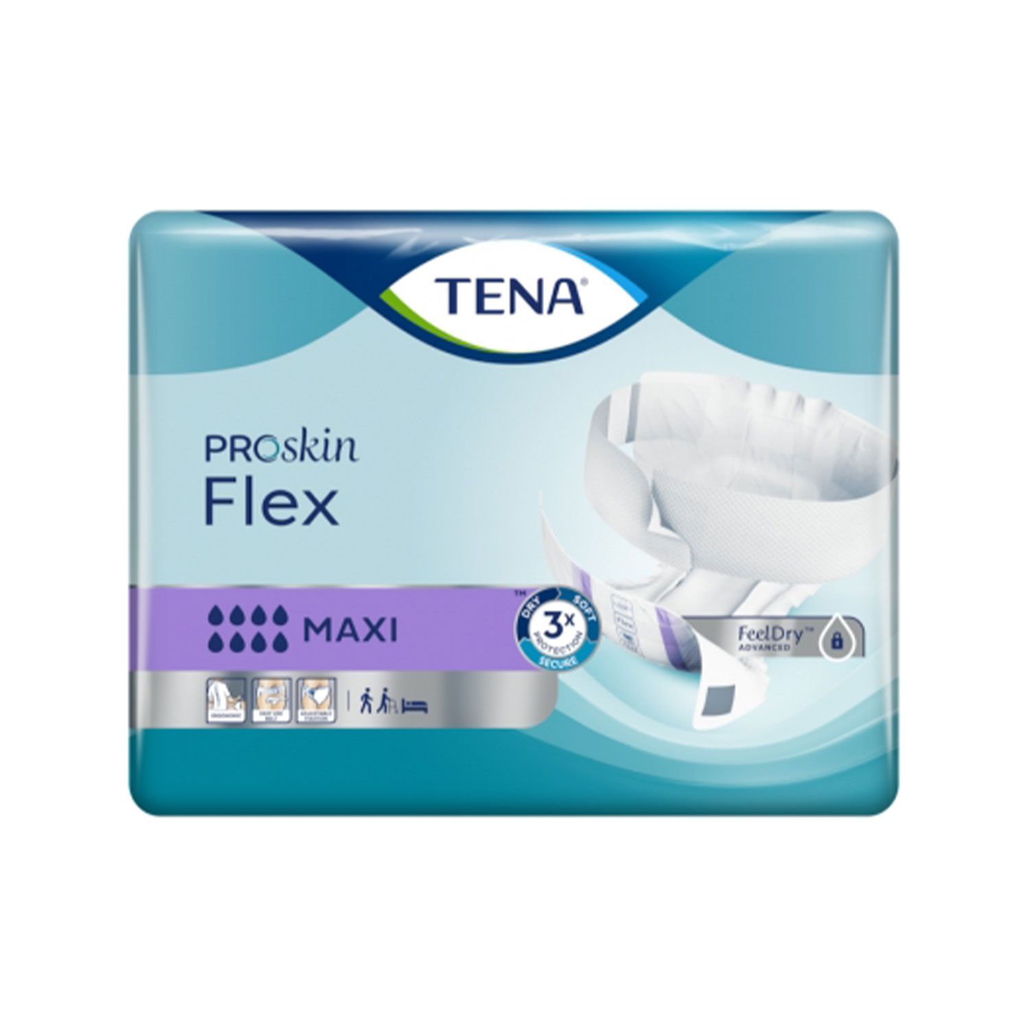 image - 984370751 - PANNOLONE PER INCONTINENZA TENA FLEX MAXI LARGE 22 PEZZI - 4740655_1.jpg