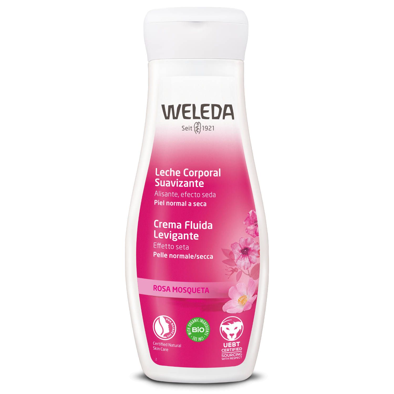 Weleda Crema Fluida azione levigante Rosa Mosqueta 200ml