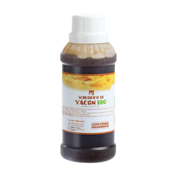 Erbavoglio Sciroppo Di Yacon Biologico Dolcificante Naturale 250ml