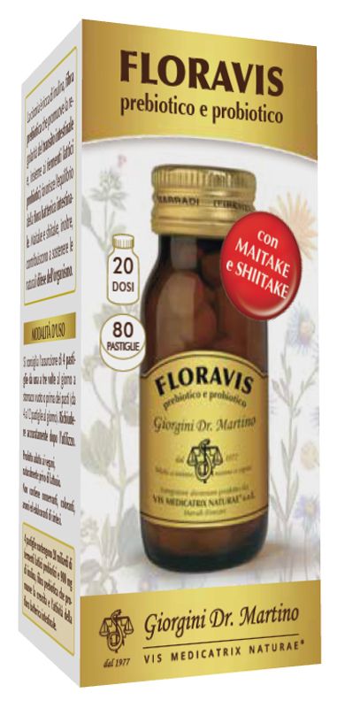 Dr. Giorgini Floravis Integratore probiotici E Prebiotico 80 Pastiglie