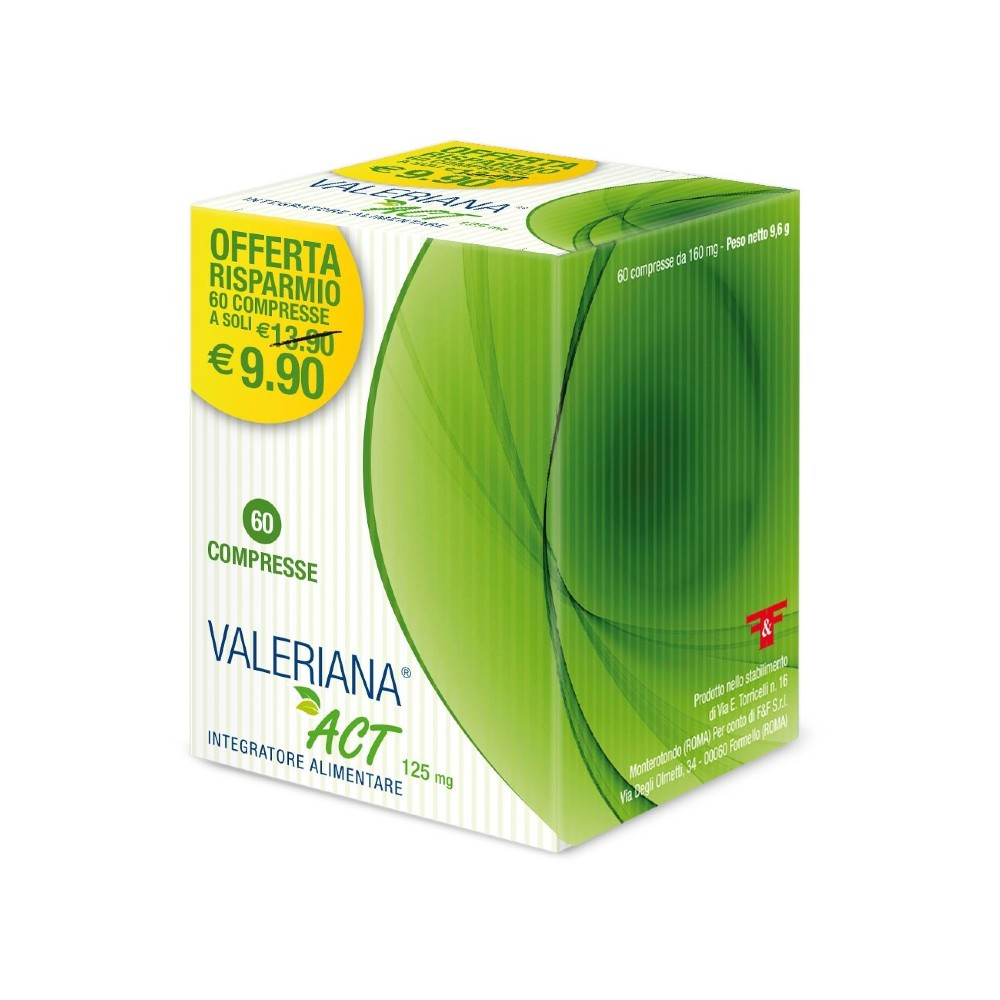 Valeriana Act Integratore 60 Compresse