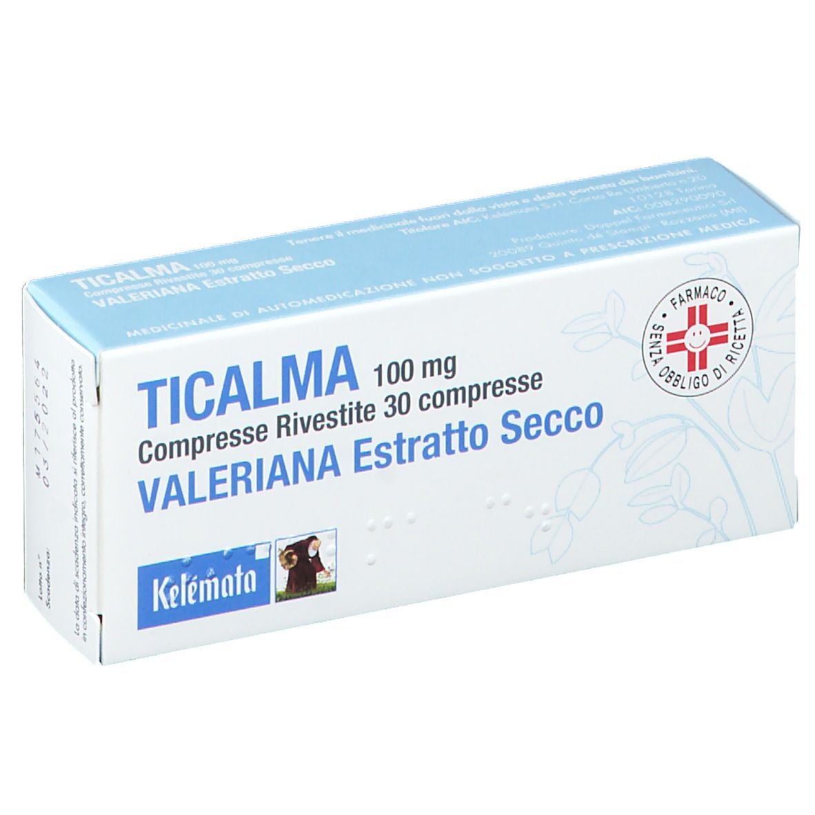 Kelemata Ticalma 100mg 30 Compresse