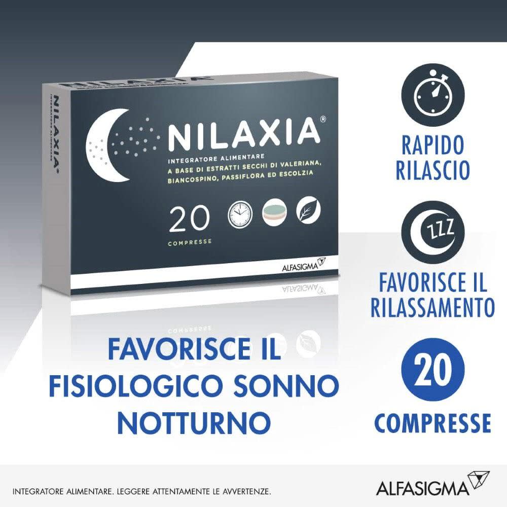 931095347 - Nilaxia Integratore sonno Valeriana e Biancospino 20 Compresse - 7873520_3.jpg