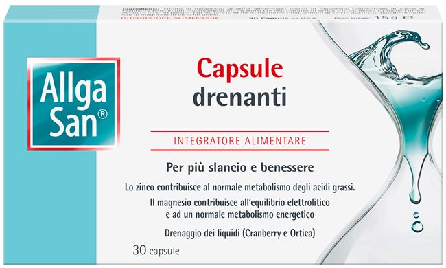 Allga San Integratore Drenante 30 Capsule