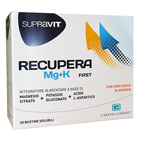 Supravit Recupera Fast Mg-k Integratore Magnesio E Potassio 30 Bustine