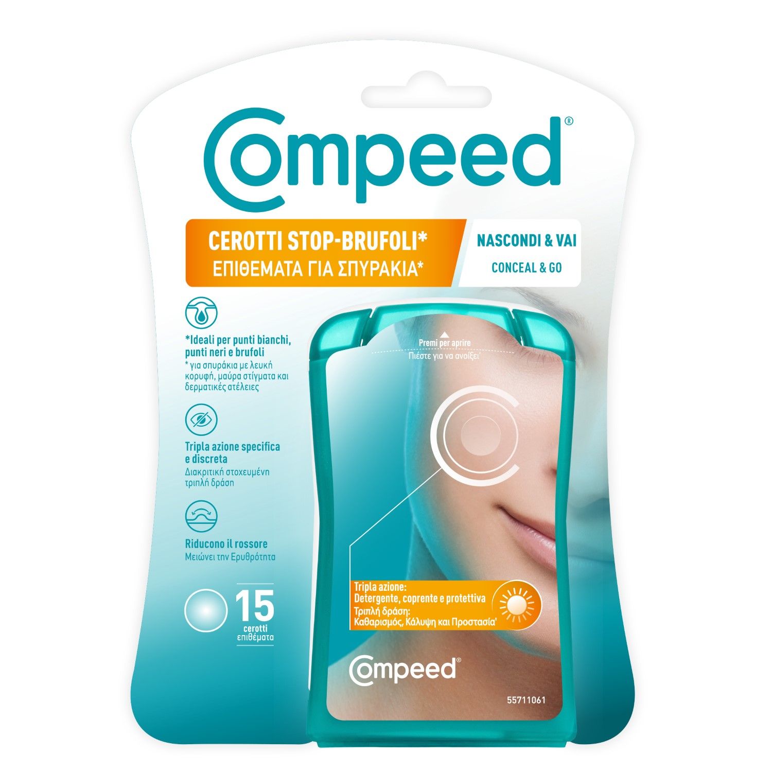 Compeed Cerotti Stop Brufoli 15 Pezzi