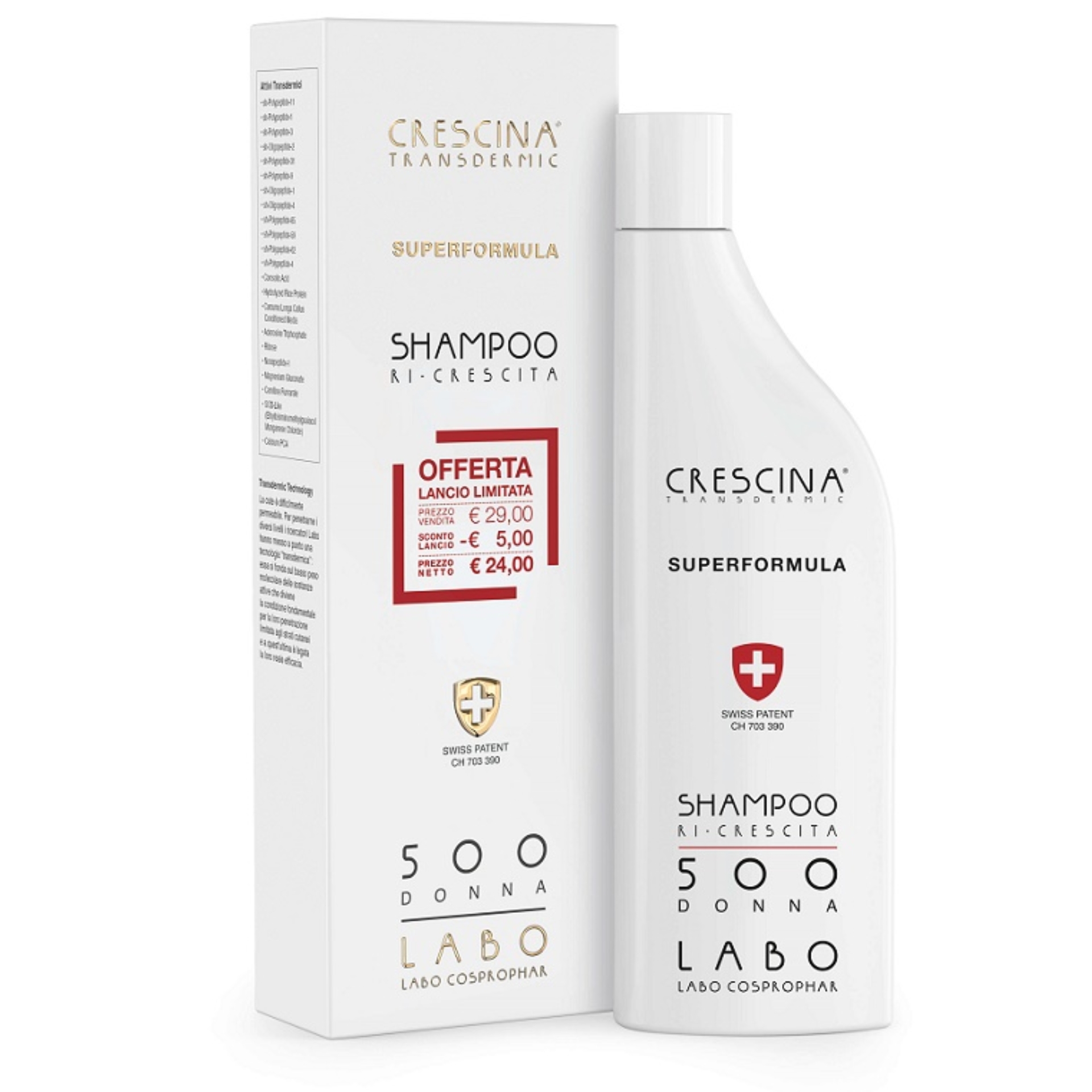 950906747 - SHAMPOO CRESCINA RI-CRESCITA SUPERFORMULA 500 DONNA 150 ML - 4830825_1.jpg