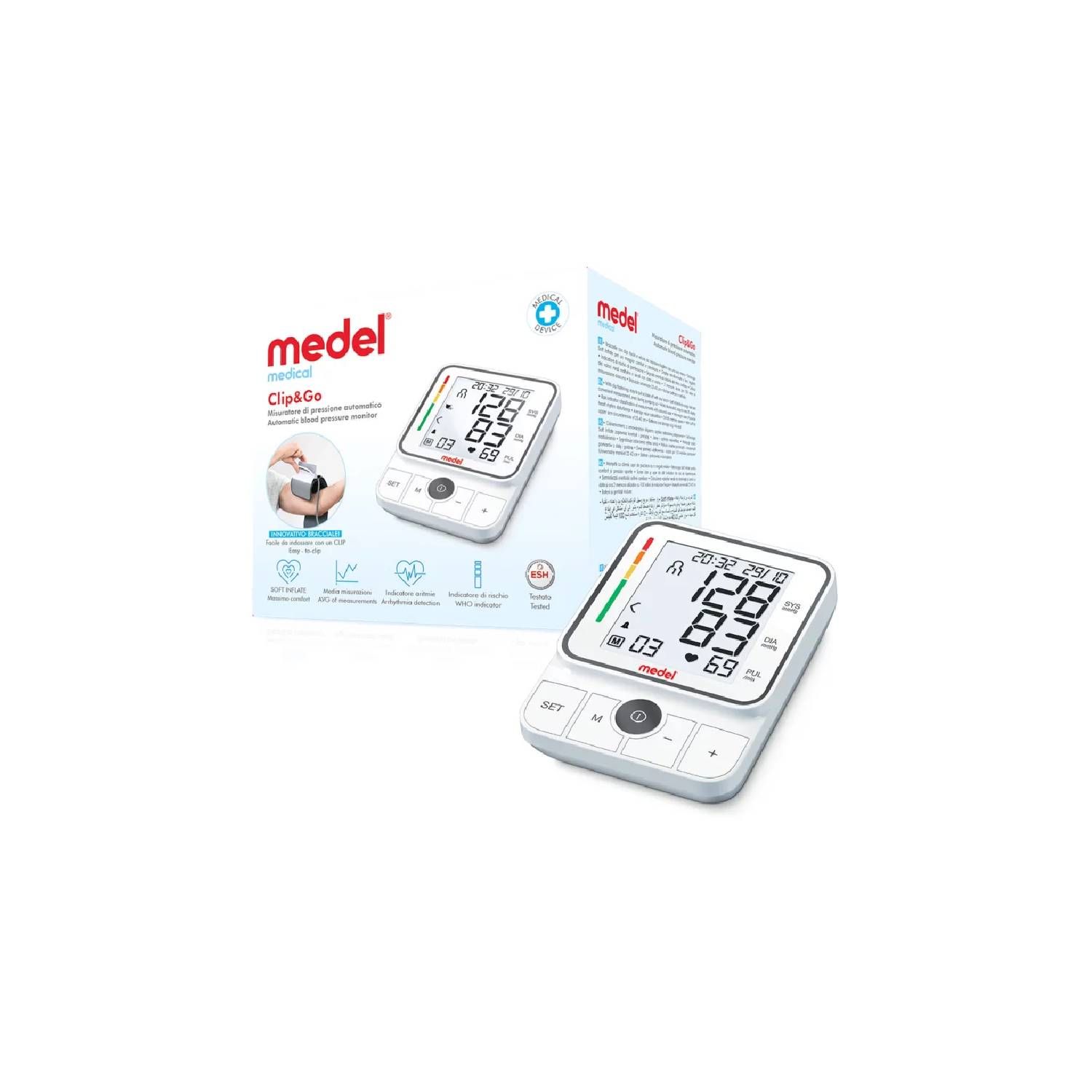 Medel Clip & Go Misuratore Di Pressione Automatico