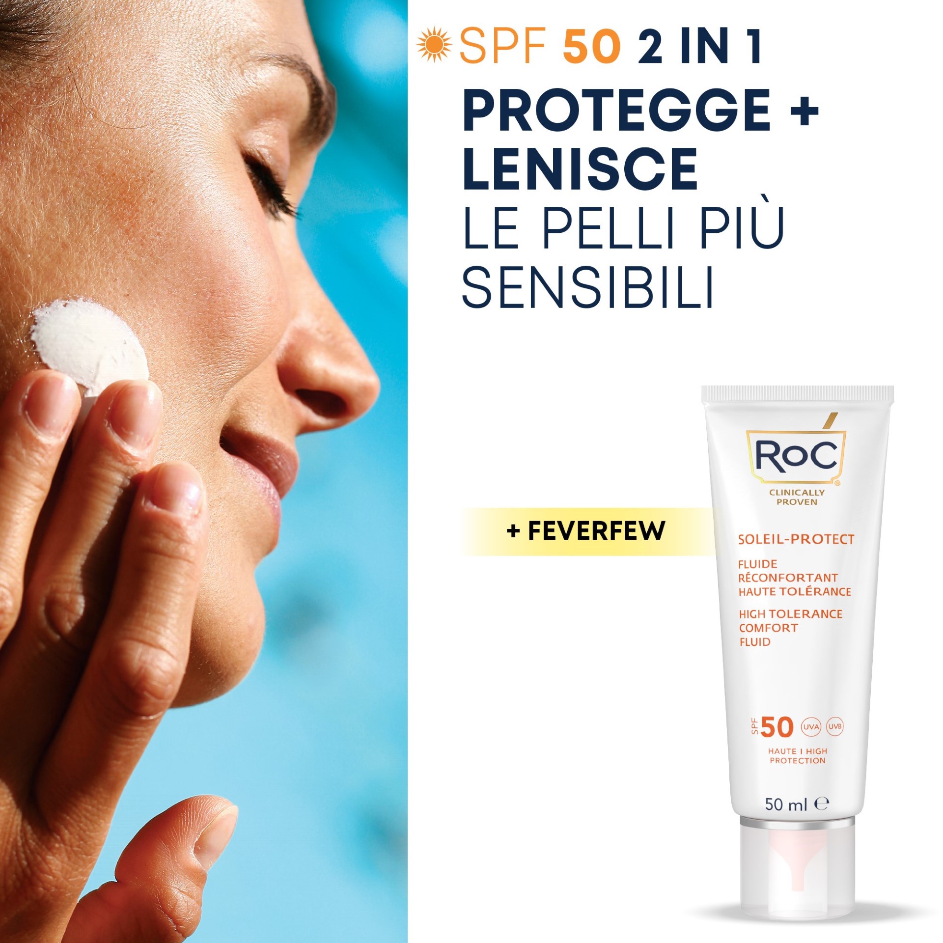 image - 981498936 - ROC FLUIDO SOLARE VISO SPF 50 ELEVATA TOLLERABILITA' 50 ML - 4737752_5.jpg