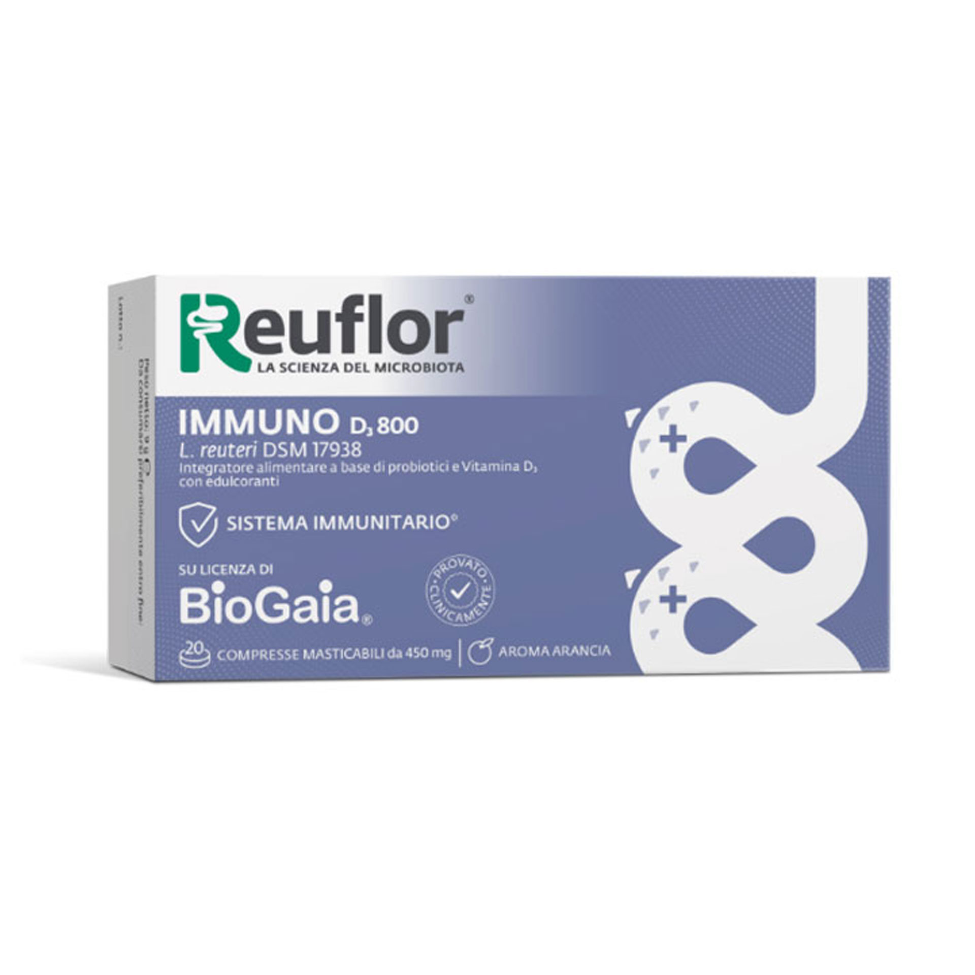 Reuflor Immuno D3 800 20 Compresse Masticabili